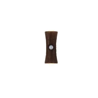 Vertikalna pješčana sat zidna svjetiljka s senzorom i 500mAh Wood color