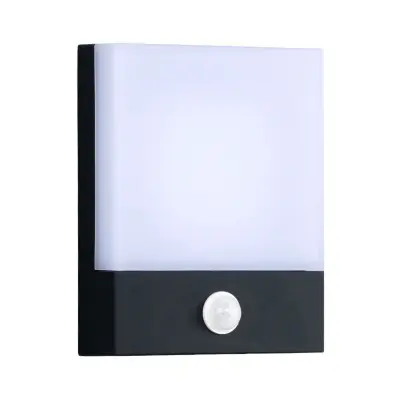 Vanjska LED zidna svjetiljka s radarom, IP65, 1600 lm