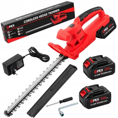 Set baterija 21V električne škare za živicu 2x3Ah 51cm