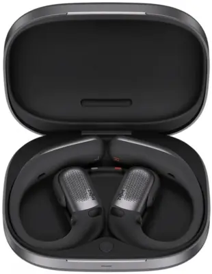 Bežične slušalice Shokz OpenFit Pro, crne