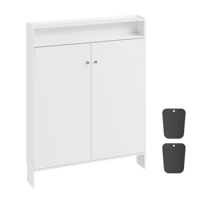 Ormarić Cipele Spremanje Boja Bijela 98x15x123.5cm FSR227-E-W