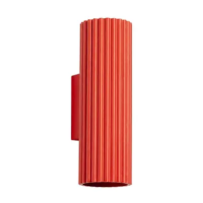 Zidna lampa KARBON 20 crvena
