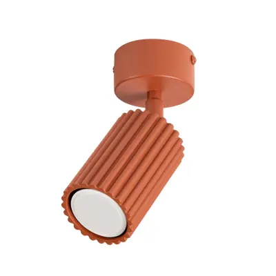 Stropna lampa KARBON 1 crveni oker