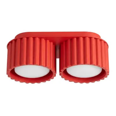 Stropna lampa AURA 2 crvena Gx53