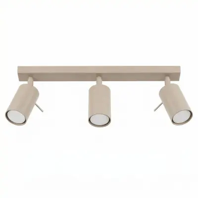 Stropna lampa RING 3 sivo-smeđa