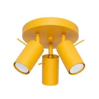 Stropna lampa RING 3P žuta