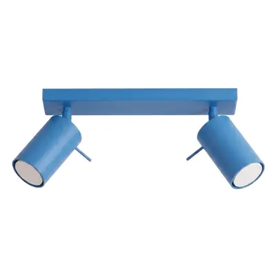 Stropna lampa RING 2 azurna