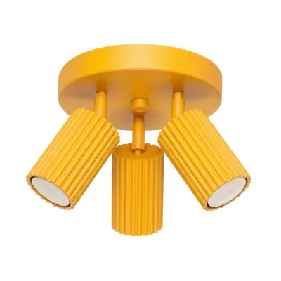 Stropna lampa KARBON 3P žuta