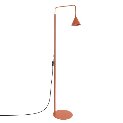 Podna lampa NOX crveni oker