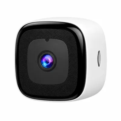 Unutarnja WiFi sigurnosna kamera, noćni vid u boji, magnetski nosač bez bušenja, napajanje putem USB-a, snimanje na SD karticu 24/7 | CRYSTCAM
