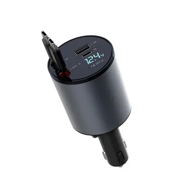 Auto punjač za više vozila, PD36W, USB-C i zaslon