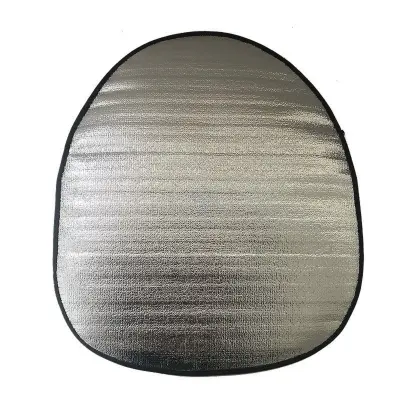 Sjenilo za volan 2x — srebrni aluminij i 190T presvlaka za UV zaštitu
