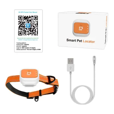 G01 GPS tracker za mačke — praćenje u stvarnom vremenu 4G s geofenceom, SOS-om, IP66 vodootporno i dugim trajanjem baterije
