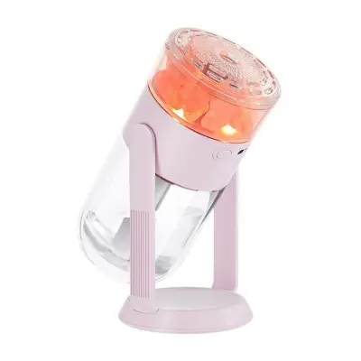 USB ovlaživač u stilu lampe od soli s finom maglicom Purple