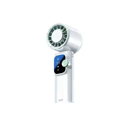 Prijenosni mini turbo ventilator s 16°C poluvodičkim hlađenjem i 4000mAh White
