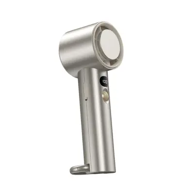 Mini karabiner turbo ventilator 3000mAh zlatni s LED zaslonom Gold