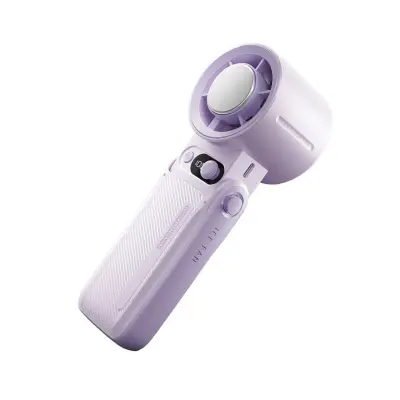 3-u-1 vratni ventilator s ledenim uloškom, Type-C i 199 brzina Purple