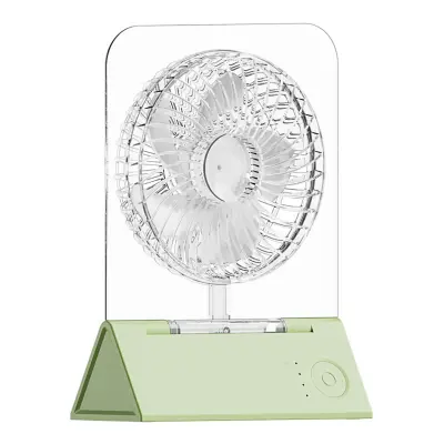 Stolni ventilator – 5-lopatni protok zraka, sklopiv, USB 3000mAh Green