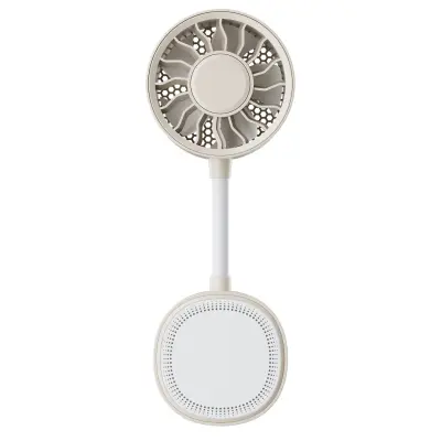 5-u-1 magnetski prijenosni ventilator — 1800mAh, 3 brzine, 360° Beige