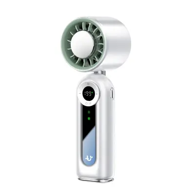 Termoelektrični prijenosni ventilator, preklopivi vratni, USB-C White