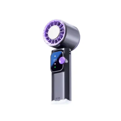 Prijenosni mini turbo ventilator s 16°C poluvodičkim hlađenjem i 4000mAh Purple