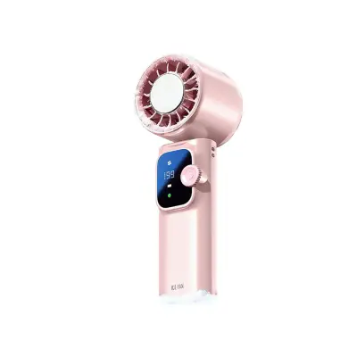 Prijenosni mini turbo ventilator s 16°C poluvodičkim hlađenjem i 4000mAh Pink