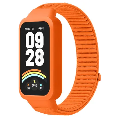 Prozračna najlonska narukvica za Redmi Band 3 i Xiaomi Band 9 Active Orange