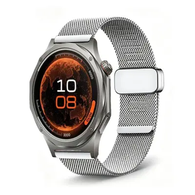 Milanese magnetski remen 22mm od čelika za OPPO Watch X2 i X3 Silver