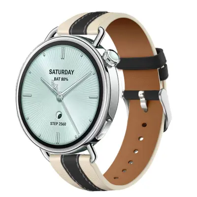 Sintetički kožni remen za Xiaomi Watch S4, 18mm, brzo otpuštanje Black