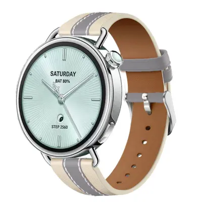 Sintetički kožni remen za Xiaomi Watch S4, 18mm, brzo otpuštanje Gray