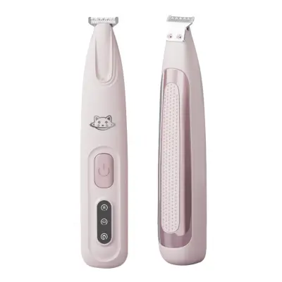 Bežični trimer za ljubimce s keramičkom oštricom Pink