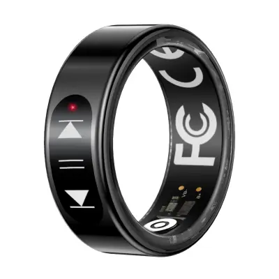 Pametni prsten Bluetooth 5.2 s gestama i kućištem Black