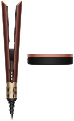 Dyson uređaj za ravnanje kose Airstrait s intergriranim češljem (650104) Plum/Copper