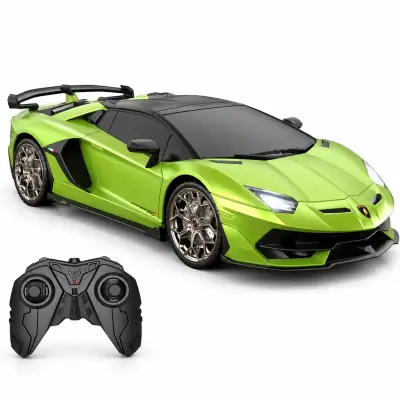 Lamborghini automobil na daljinsko upravljanje, službeno licenciran, LED prednja svjetla, realističan dizajn, punjiva baterija, ABS plastika | VENOX