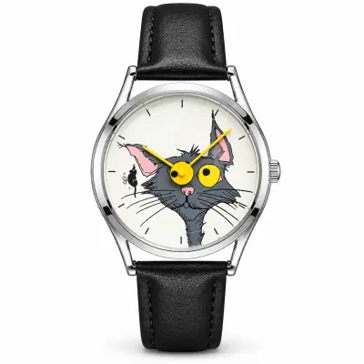 Animirani ručni sat s pokretnim očima, prikazom vremena, udobnim remenom, vodootpornim, razigranim dodatkom | KITCLOCK