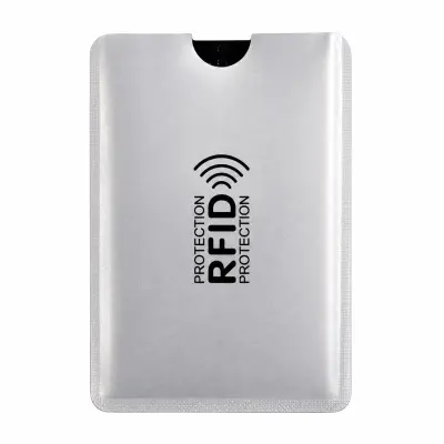 RFID zaštitna futrola za kartice, blokira bežične signale, vodootporna, tanka i izdržljiva, za svakodnevnu zaštitu kartica | SCANSTOP srebrna