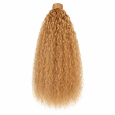 Kovrčavi rep, ekstenzija za kosu s kopčom, volumen i duljina | CURLYTAIL Blonde