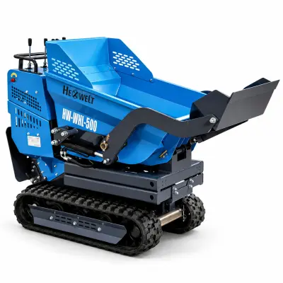 Gusjenični damper THUNDER HW-WHL-500 500 kg 200 l Briggs & Stratton s utovarnom žlicom
