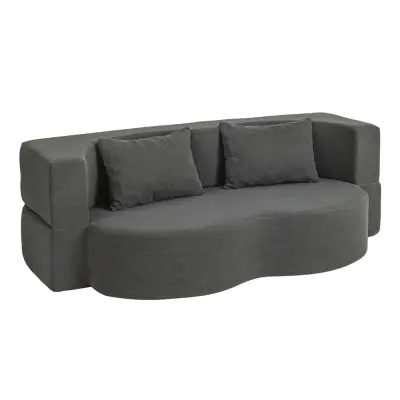 Dvostruka sofa krevet Pretvorljivo Boja Siva 177x107x32cm FST101-DG