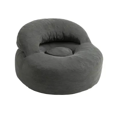Fotelja za Odmor Ležaj Regulacija Boja Siva 110x125x65cm FST100-DG