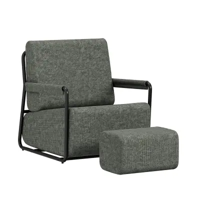 Polučvrsti stol s podnožjem Boja Siva Siva 74x67x78cm FST99-DG