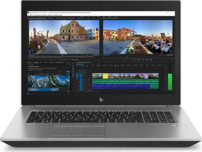 Obnovljen - znakovi upora - Laptop HP ZBook 17 G5 / i7 / Quadro P3200 / RAM 32 GB / 512GB 256 GB NVMe SSD / 17,3″ FHD