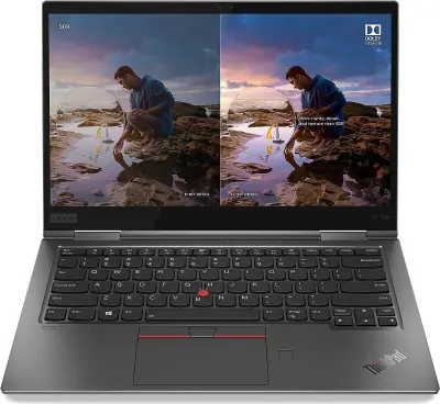 Obnovljen - znakovi upora - Laptop Lenovo ThinkPad X1 Yoga G5 / i5 / RAM 16 GB / 512GB 1000 GB NVMe SSD / 14,0″ FHD
