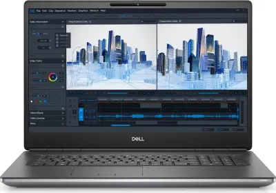 Obnovljen - znakovi upora - Laptop Dell Precision 7760 / i7 / RTX A3000 / RAM 32 GB / 512GB 256 GB NVMe SSD / 17,3″ FHD