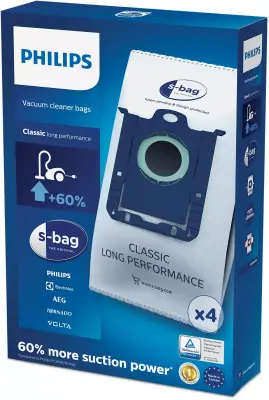 Vrećice za usisavač Philips FC8021/03 sintetičke, S-BAG, 4kom