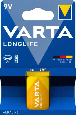 Baterije Varta Longlife 9V 6LR61/1