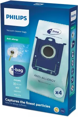 Vrećice za usisavač Philips FC8022/04 sintetičke, S-BAG, 4kom, antialergijska filtracija