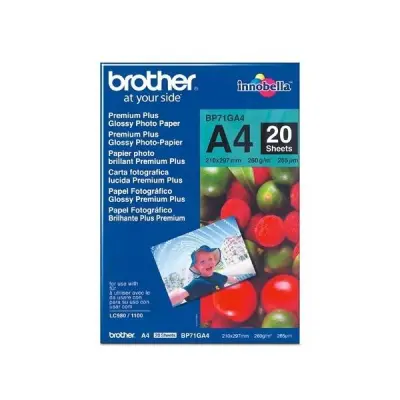Brother sjajni foto papir A4, 20 listova, 260 g/m², Inkjet