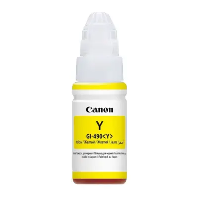 Tinta Canon tinta GI-490Y, žuta