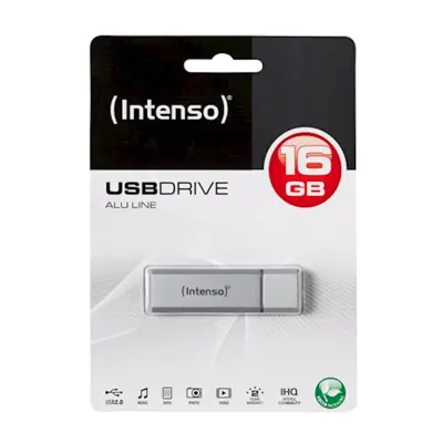 Intenso 16GB Alu Line USB 2.0 memorijska sticka - Srebrna